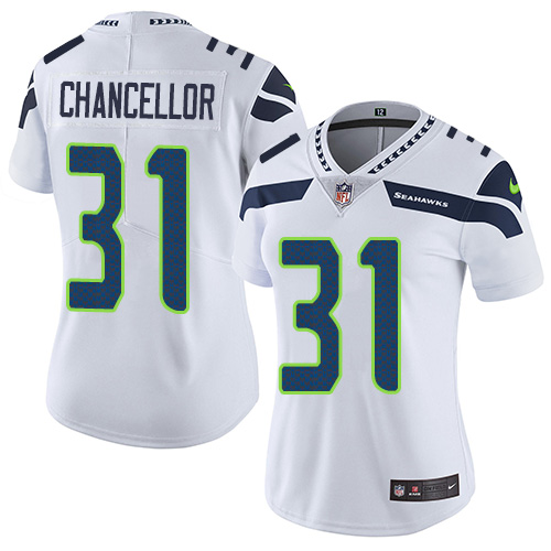 Nike Seahawks #31 Kam Chancellor White Women's Stitched NFL Vapor Untouchable Limited Jersey